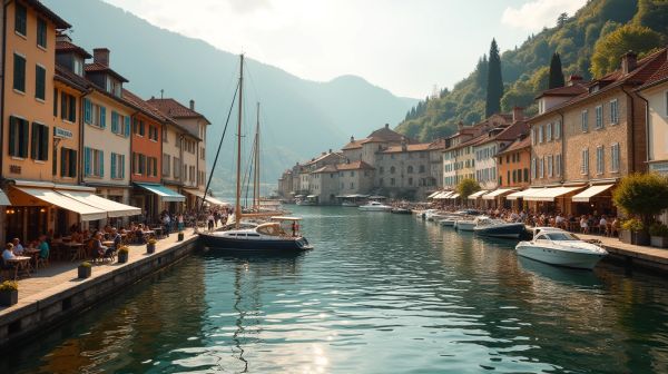 Thonon-les-Bains : le port, la ville haute et deux façons de manger